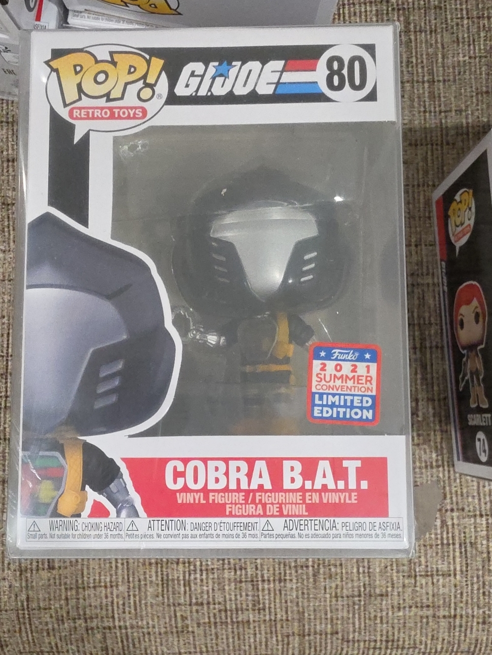 Funko Cobra B.A.T. Vinyl Figure - Black, Silver & Yellow